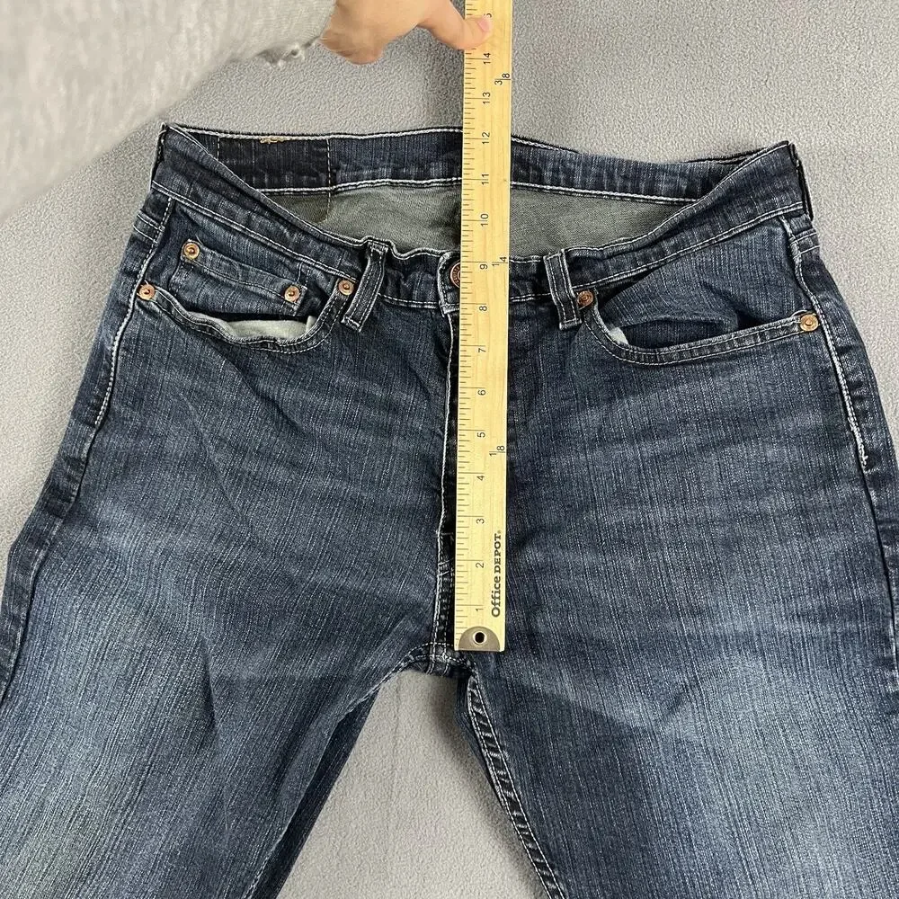 Levis 559 Jeans Mens 30x30 Blue Straight Fit Grunge Rocker Casual Workwear Denim